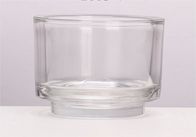 225ml Elegant Round Frosted Glass Votive Candle Holders with Custom Packaging
