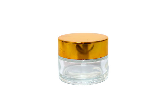 10ml Screw Cap Round Glass Cosmetic Jars