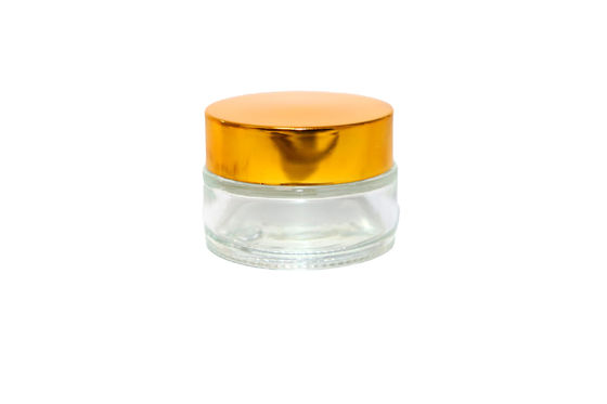 15ML Botol Kosmetik Kaca Transparan dengan Tutup Sekrup untuk Kemasan Kosmetik