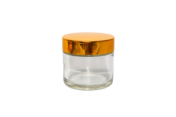 Screw Cap 60ML Kaca Transparan Botol Kosmetik tahan lama
