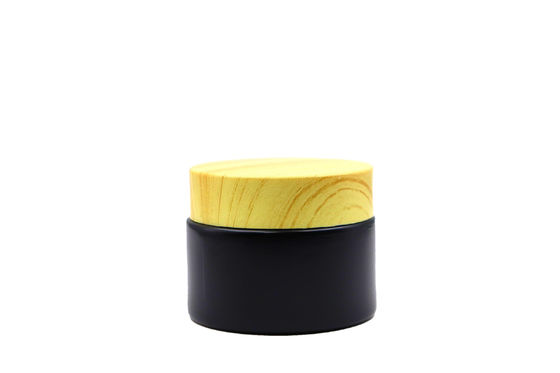 30ML Clear Screw Top Glass Cosmetic Jar untuk Perawatan Kulit kelas atas